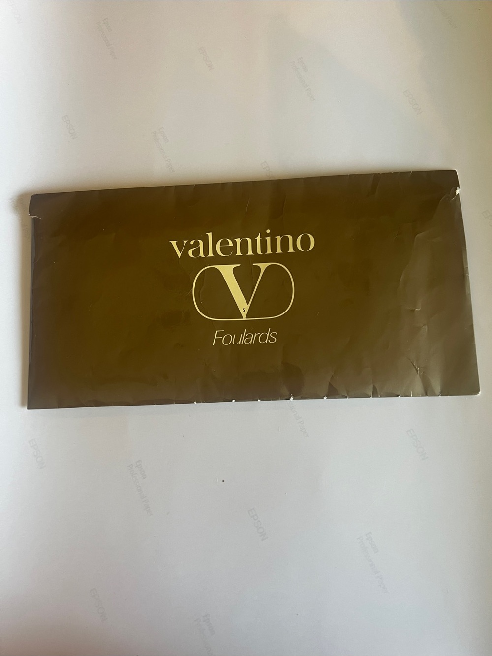 Valentino vintage silk scarf geometric design - Picture 6 of 7